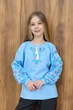 Блакитна вишиванка для дівчиники "Веснянка" 2048 PanyankaVyshyvanka 158-164 - изображение 6