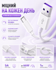 Кабель швидкої зарядки USB Type C 5A до 66W шнур зарядний тайп сі юсб для телефону смартфона планшета Samsung Xiaomi Huawei Realme Google Android провід для заряджання синхронізації передачі даних білий міцний 1 м - зображення 4