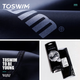 Шапочка для плавания TOSWIM, унисекс, полиуретан, водонепроницаемая, защита ушей, цвет "Медузовый белый" - изображение 6