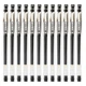 Ручки гелевые PILOT HI-TEC-C BLLH-20C3 0.3 мм черные, 12 шт - изображение 12