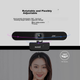 Вебкамера AONI A30 Pro 2K с автофокусом черная - изображение 8