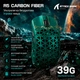 Ігрова миша ATTACK SHARK R5 ULTRA Green Carbon Fiber бездротова трирежимна 2.4G/Bluetooth/USB-C, 8000Hz, PAW3950MAX, 42000 DPI, Nordic 52840, 39 г ультралегка, зелена - зображення 4