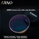 Очки для чтения ARNO FOCUS ON YOUR EYES для мужчин, бифокальные, немецкого производства, с автоматическим зумом и изменением цвета, для коррекции пресбиопии, модель A1050B, угол обзора 300 градусов. - зображення 6
