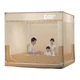 Манеж MUJI Home с москитной сеткой и бортиками от падения, 1.5x2 м, три двери - изображение 1