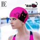 Новая взрослая плавательная шапочка BALNEAIRE Little Black Cat/Meow Star Series 2025 с принтом, BYM076, цвет «ягодный розовый». - изображение 4