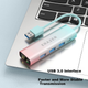 Док-станція Lenovo USB 3.0 хаб з адаптером Gigabit Ethernet RJ45 для ноутбука - зображення 6