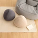 Подушка MUJI мягкая для спины и поясницы, 35x35x35 см, светло-бежевая - изображение 5