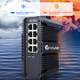 Коммутатор NetLINK HTB-6000 промышленный гигабитный на 8 портов на DIN-рейку - изображение 7