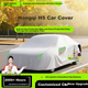 Тент Xinshengling для автомобилей Hongqi H5, H6, H9, EH7 и EQM5 от солнца, дождя и снега - изображение 4