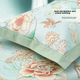 Коврик охлаждающий FUANNA Nanzi Ice Silk с наволочками, 1.8x2 м, синий, 3 предмета - изображение 7