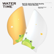 Шапочка WATERTIME для плавания детская силиконовая с защитой ушей, желтая с лягушонком - изображение 7