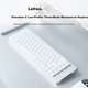 Механическая клавиатура Lofree FLOW2 низкопрофильная беспроводная Bluetooth, 68 клавиш, алюминиевый корпус, Deep Space Cloud Pulse - изображение 4