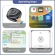 Bluetooth-трекеры для вещей Apple Find My 4 шт с батарейками, Hoxe - изображение 6