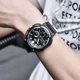 Часы Casio MCW-200H мужские электронные спортивные водонепроницаемые, черные с золотом - изображение 5