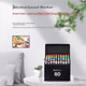 Маркеры Touchcolor спиртовые двусторонние, 120 цветов, для скетчинга и рисования - изображение 8