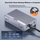 Корпус для SSD M.2 NVMe на два отсека, внешний, поддержка RAID и клонирования, для Mac, S1247A - изображение 6