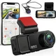 SIXWIN відеореєстратор автомобільний 4K + 2K 1080p, 2 камери, WLAN, GPS, ADAS, нічне бачення, 24H паркування - изображение 1