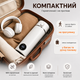 Портативний електрочайник/термочайник з підігрівом та LED-дисплеєм Smart 316, 500 мл (Білий) - зображення 4