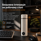 Smart Thermo Bottle 316 - Портативный смарт-термос с дисплеем и функцией подогрева 500 мл, белый - изображение 6