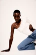 Жіночий боді на одне плече Zara білий S - изображение 8