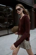 Асиметричні шорти-спідниця з аплікацією Zara, Бежеві М - изображение 3