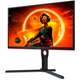 TFT 24.5" AOC , VA, 240Гц, 0,5 мс, 2х HDMI, DP, USB-hub, HAS, Pivot, чорний (25G3ZM/BK) - зображення 3