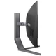 TFT 34" AOC , QD-OLED, UWQHD, 175Гц, 0,03мс, вигнутий, HDMIx2, DP, USB-hub, HAS, чорно-сірий (AG346UCD) - зображення 4