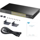 Комутатор Cudy , 24-Gigabit PoE+ Switch with 4 Uplink Gig Ports and 2 Gig SFP Slots 300W (GS1028PS2) - изображение 5