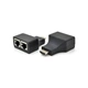 Адаптер HDMI extender passive 30m 2xCAT5E/6 720P 1080P Voltronic (YT-SCPE HDMI/2P-30m720P) - зображення 1