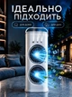Міні кондиціонер з охолодженням і зволоженням, 3 швидкості, LED-підсвічування, таймер, USB Type-C, білий - изображение 2