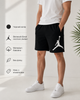 Мужские шорты Jordan Big Logo черные - летние хлопковые Джордан без флиса, размер M - изображение 2