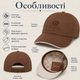Кепка Loro Piana коричневая унисекс - бейсболка Лоро Пиана с вышивкой, эластичной вставкой и бирками - изображение 4