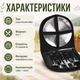 Набор туристический для пикника 10 в 1 черный из нержавеющей стали 10 предметов с чехлом - изображение 5