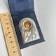 Икона Ангел Хранитель серебро с позолотой в бархатном футляре - подарочная, карманная, складень - изображение 8