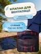 Туристический зонт диаметром 210 см восьмиугольный, вращение 360°, UV-защита, антиветер двойная вентиляция, чехол, синий - зображення 7
