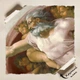 Постер Створення Адама, Мікеланджело, Michelangelo, Creation of Adam, інтер'єрний декор, A3 21×42 см (id3421) - зображення 4