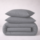 Простирадло Mirson Ranforce Elite 16-5703 Light Gray 200*220 - зображення 1