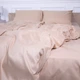 Комплект постільної білизни №15-1214 Warm Sand Mikrosatin Premium Однотонний Полуторний - зображення 3