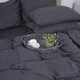 Простирадло 0240 Iron grey 200*220 - зображення 3