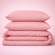 Простирадло Бязь 17-0607 Stripe Pink 220*240 - зображення 1