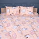 Комплект постільної білизни Бязь 17-0665 Cream Kittens Полуторний - зображення 5