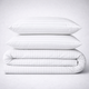 Простирадло Бязь 17-0605 Stripe White 110*160 - зображення 1