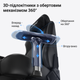 Крісло геймерське ігрове Anda Seat Phantom 4 Pro L до 100 кг Black Fabric (AD18YSDC-72-B-F-B02) - зображення 13