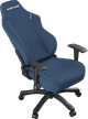 Крісло геймерське ігрове Anda Seat Luna Size L до 100 кг Blue Fabric (AD18-44-S-F) навантаження до 100 кг, льон, поролон, гарантія 24 міс, зріст до 170 см - зображення 8