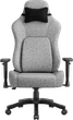 Геймерское игровое кресло Anda Seat Phantom 4 L до 90 кг Gray Fabric (AD18YSD-72-G-F-G01) нагрузка до 100 кг, лён, пена, гарантия 24 мес, рост до 185 см - изображение 1