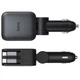 АЗУ Hoco Z67A Triunfar PD45W+QC3.0 total 60W with retractable cables (1USB-A/2C/1L) Metal gray - изображение 2