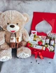 Подарунковий набір для коханої дівчини дружини з плюшевим ведмедиком на день народження, на річницю - зображення 1