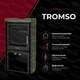 Кафельная печь камин Nordflam TROMSO 5,7 кВт на дровах (зеленая) - изображение 4