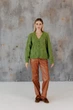 Кардиган жіночий Мереживо ART KNIT трав'яний, S-M 045750 - зображення 9