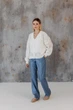 Кардиган жіночий Мереживо ART KNIT молочний, S-M 045746 - зображення 3